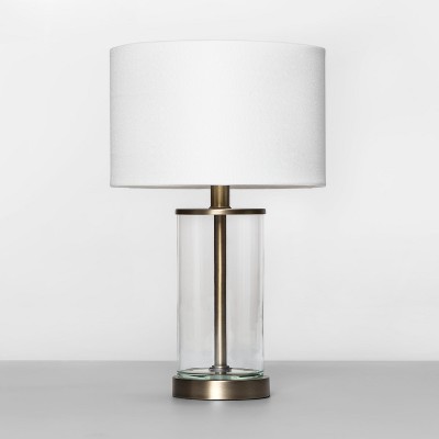 Fillable Accent With USB Table Lamp 