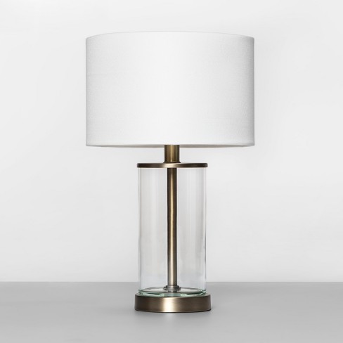 ga verder Voor type ik draag kleding Fillable Accent With Usb Table Lamp Brass - Project 62™ : Target