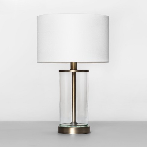 Glass table sale lamps target