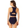 Coppersuit - Women's Banded Halter Longline Bra Swimsuit Top - 2 of 4