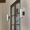 C Cattleya 12.25in Dimmable LED Outdoor/Indoor  Wall Lantern Sconce with Etched Acrylic Shade,3000K/4000K/5000K - 4 of 4