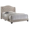 TiramisuBest Copper Beige Upholstered Bed, 81x60x56 inches, 72 lbs - 3 of 4