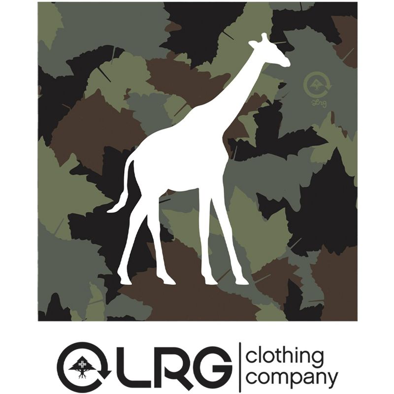 Men's LRG Giraffe Maple Leaf Camo T-Shirt, 2 of 6