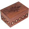 Store Indya Wooden Jewelry Box Storage Organizer and Keepsake Accessory Holder - 4 of 4
