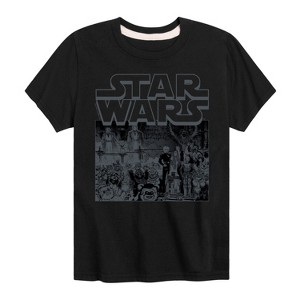 Boys' - Star Wars - Manga Art Style Toddler And Youth Short Sleeve Tee Short Sleeve Graphic T-Shirt - 1 of 4