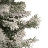 Northlight 3' Unlit Artificial Christmas Tree Medium Heavily Flocked Pine - 2 of 4