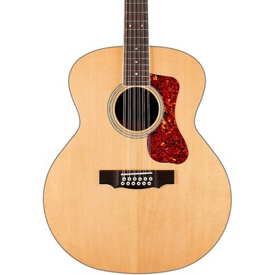 Guild F-2512E Deluxe Rosewood Westerly Collection Jumbo 12-String Acoustic-Electric Guitar Natural
