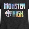 Girls' - Monster High - Pastel Logo Fitted Short Sleeve Graphic T-Shirt - 2 of 4