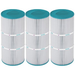 Hurricane 3 Pack HF7375-01 Advanced Pool and Spa Filter Cartridge Replacement for PCD75N, Unicel C-7375, Filbur FC-3964, Caldera 75 - 1 of 4