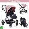 Baby Stroller Lightweight Infant Stroller w/ Storage Basket Convenient One-Hand Fold Travel Stroller w/Adjustable Footrest - 2 of 4