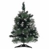 Artificial Christmas Tree Green with white flocking PVC, plastic - 2 of 4