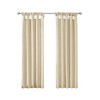 Twist Tab Lined Window Curtain Panel Champagne 50x95in - 3 of 4
