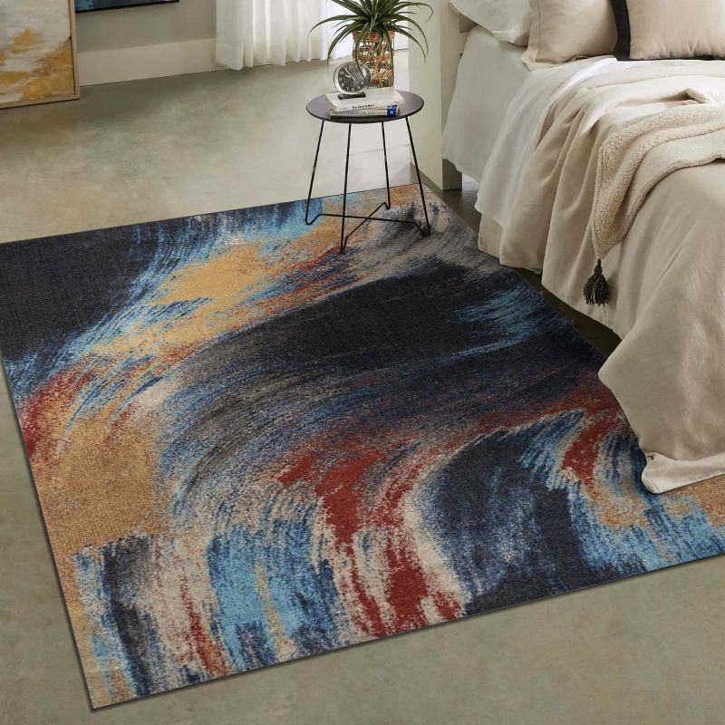 Luxe Weavers Modern Abstract Multicolor Area Rug, 5 of 6