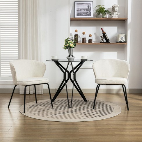 Black accent dining chairs online