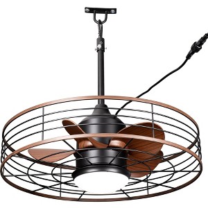 Bella Depot Outdoor Ceiling Fan with Light and Remote - 1 of 4