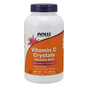 Ascorbic Acid Powder (Vitamin C Crystals) by Now Foods  -  1 lbs Powder - 1 of 2