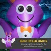 Syemin Decorative Holiday Scene Props Halloween Decoration Halloween Party Decoration Halloween Outdoor Inflatable Decoration, Purple, 48"*18"*48" - 2 of 4