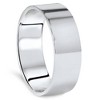 Pompeii3 7mm Flat High Polished Wedding Band 950 Platinum - 2 of 3