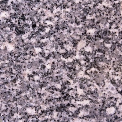 Alexandria White Kitchen Island with Gray Granite Top