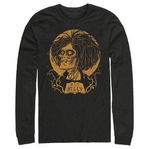 Men's Disney Hocus Pocus Billy Zombie Portrait Long Sleeve Shirt - 1 of 3