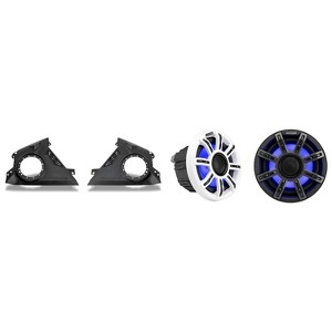 Kicker 51MSC65 6.5" Premium Marine LED Speakers Bundled with Speaker Panels Compatible with 2024-2025 CanAm Maverick R Vehicles - 1 of 4