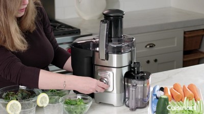 Cuisinart CJE-1000 Extractor de jugo moldeado por presión para verduras,  limones, naranjas y más