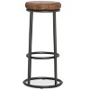 Christopher Knight Home Classic Victoria Indoor Wood and Metal 30" Bar Stool, Brown/Black - image 3 of 4