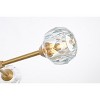 Elegant Lighting Zayne 4 Light Pendant in Gold - 4 of 4