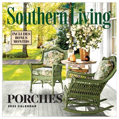 2022 Wall Calendar Southern Living: Porches- The Time Factory