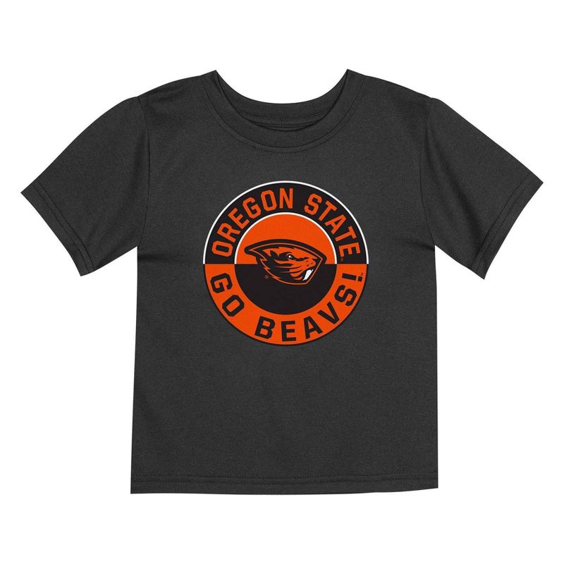 NCAA Oregon State Beavers Toddler Boys&#39; 2pk T-Shirt, 3 of 4
