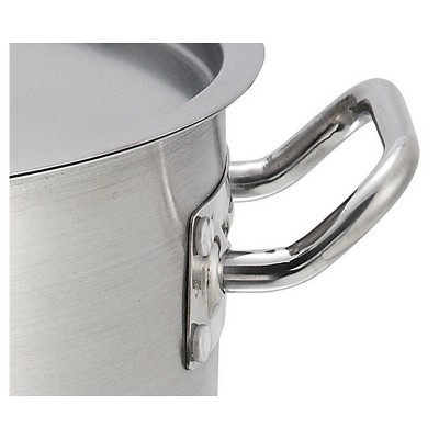 Winco 24-Quart Stainless Steel Stock Pot with Cover