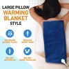 SereneLife Electric Heating Pad, Large Warming Blanket with Digital Controller, 6 Heat Settings, Washable - 24"x12" (SLHP24L) - 3 of 4