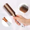 Unique Bargains Travel Wet Hair Detangling Brush Rose Gold Tone 1 Pc - 4 of 4