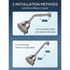 Cobbe Shower Head Extension Arm, 6-Inch Shower Arm Extender, Stainless Steel Shower Pipe Arm for Bathroom, Adjustable Extension Pipe, Brushed Nickel - 3 of 4
