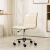 NicBex Home Office Chair with Rotatable Modern Adjustable Height Faux Leather Computer Chair with 5 Wheels for Office, Study, Bedroom - 2 of 4