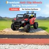 24V 2 Seater Ride On Car for Big Kids, Electric UTV Car with Remote Control, 4-Wheeler Suspension, Soft Start, 3 Speeds, Led Lights - 4 of 4