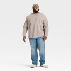 Men's Vintage Textured Crewneck Long Sleeve Shirt - Goodfellow & Co™ - 3 of 3