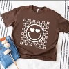Simply Sage Market S.W.Smiley Checkered Floral Outline Heavyweight Tee - 3 of 4