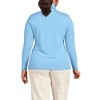 Lands' End Women's Lightweight Jersey Skimming Long Sleeve Turtleneck - 2 of 3