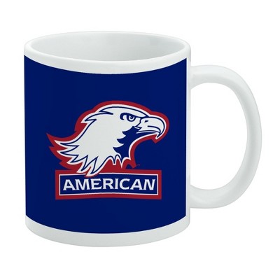 American University Secondary Logo Ceramic Coffee Mug Novelty Gift Mugs for Coffee Tea and Hot Drinks 11oz White