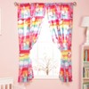 Everyday Kids Castles and Dancing Unicorns Drapes  4-Pc Unicorn Kid Curtains with 2 Panels and 2 Tiebacks - 3 of 4