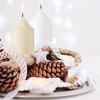 Spaas Small Pillar Candles, 20 Pack Dripless Long-Burning Candles - 1.5" x 4.3" - 3 of 4