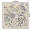 Amanti Art Indigo Floral Sketch II by Megan Meagher Canvas Wall Art Print Framed 22 x 22-in. - 4 of 4