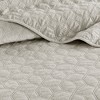 Gulches Full/Queen 3 Piece Velvet Quilt Set Ivory - 4 of 4