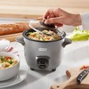 Dash 2-Cup Electric Mini Rice Cooker - Graphite: Small Rice Maker, Automatic Keep Warm, Includes Recipes & Accessories - 2 of 4