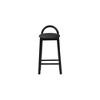 Meridian Furniture,Calvin Black Vegan Leather Stool - 3 of 4
