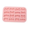 Unique Bargains Chocolate Mould 16-Cavity Candy Shape Assortment Mould Hand Wash Pink 5.91"x3.82"x0.51" 1 Pc - 3 of 4