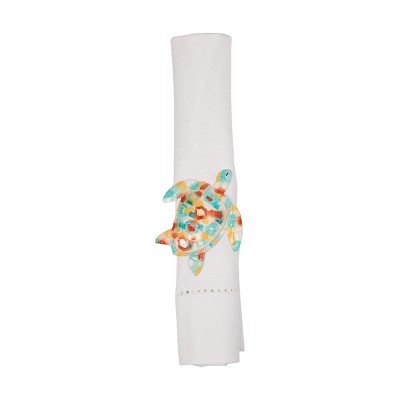 Gallerie II Caicos Sealife Napkin Ring Set of 6