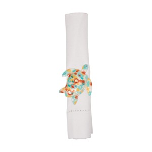 Gallerie II Caicos Sealife Napkin Ring Set of 6 - 1 of 3
