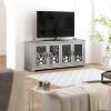 Galano Calidia 4 Door Wide Tv Stand - Dusty Grey Oak - 3 of 4